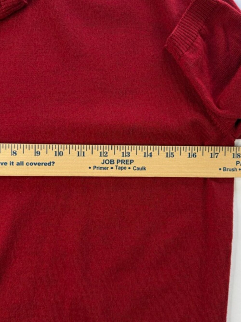 Pendleton Turtleneck Sweater Rust Women M Merino Wool Knit Pullover Transitional - Picture 5 of 9